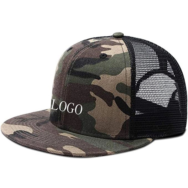 Camo Twill Mesh Trucker Hat