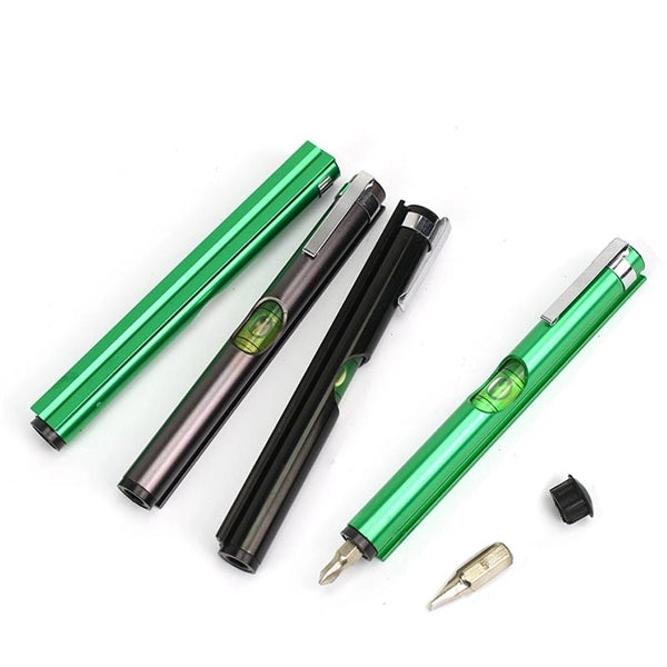 Multifuction Pens Shape Level Tool Screwdriver