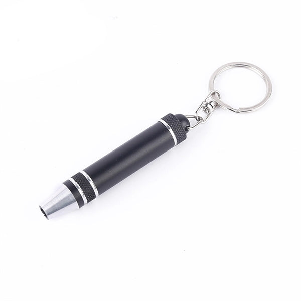 3 Bit Metal Screwdriver Tool Kit With Keychain