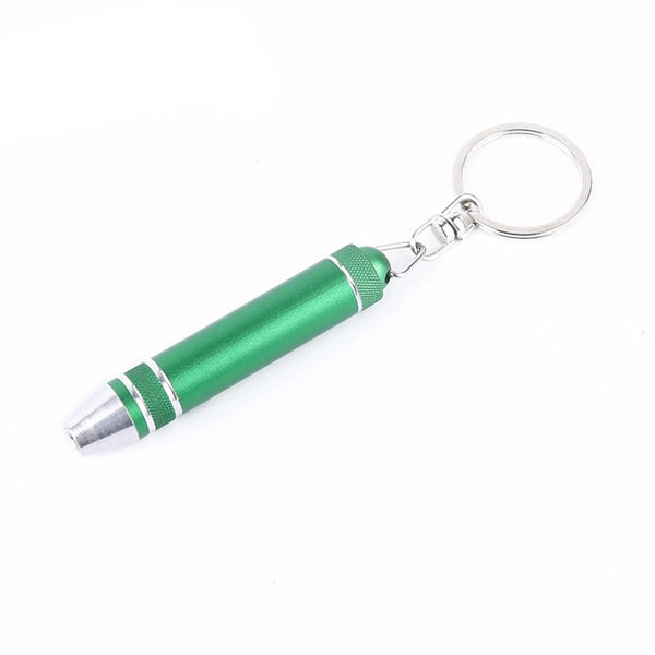 3 Bit Metal Screwdriver Tool Kit With Keychain