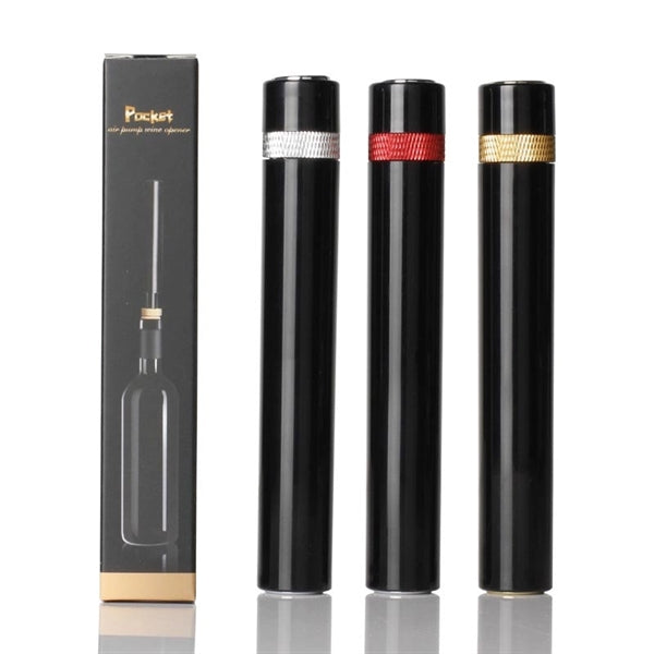 Pocket Metal Air Pump Wine Bottle Opener