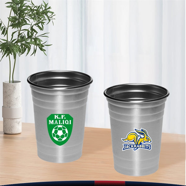 Kiqure Stainless Steel Beer Cup - 16 OZ.