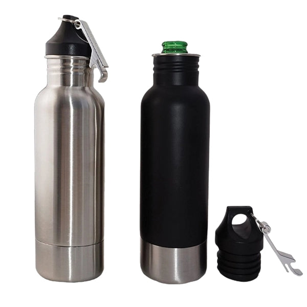 12 oz Stainless Steel Beer Can Bottle Cooler with Opener