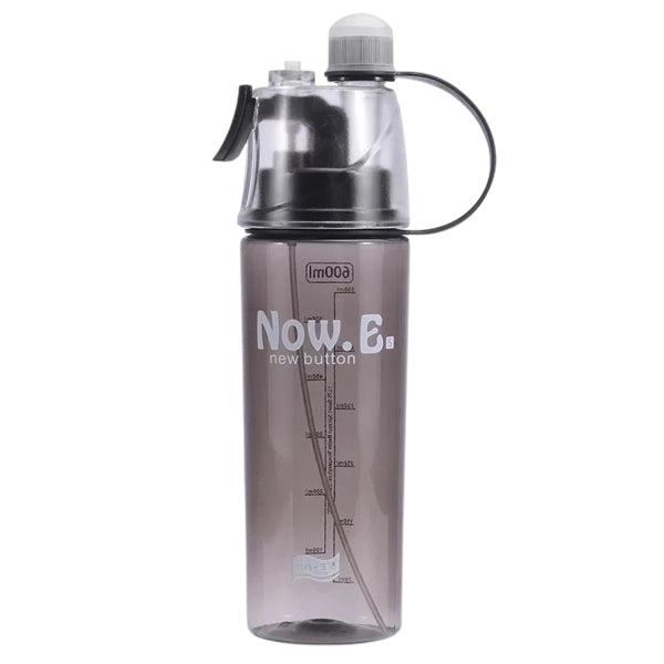 14/20 oz 2 in 1 Spray Drink and Mist Water Bottle With Straw