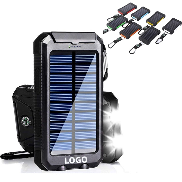 Solar-Powered Charger and Flashlight