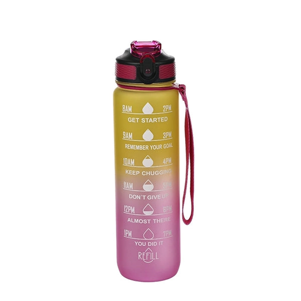 1 Litre 24 oz Tritan Water Bottle with StrawTime Maker