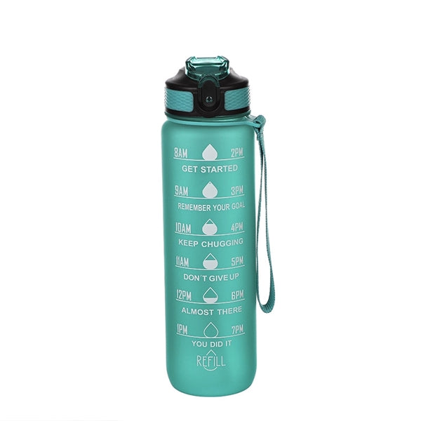 1 Litre 24 oz Tritan Water Bottle with StrawTime Maker