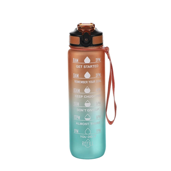 1 Litre 24 oz Tritan Water Bottle with StrawTime Maker
