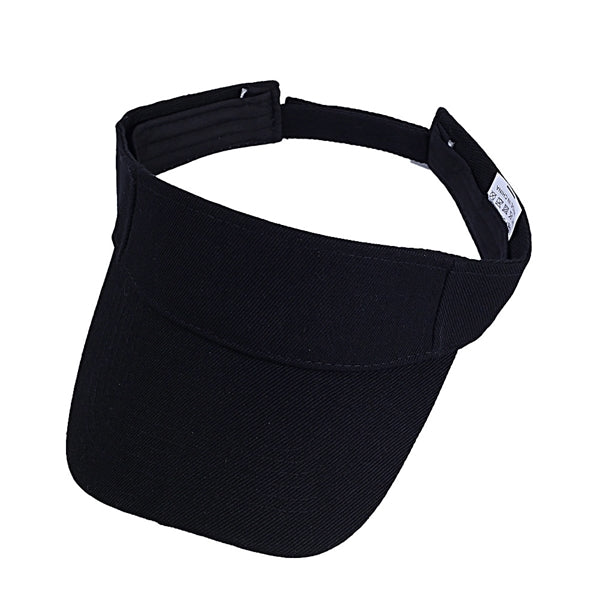 Wide Brim Hollow Top Sun Visor Hat Adjustable Sport Caps