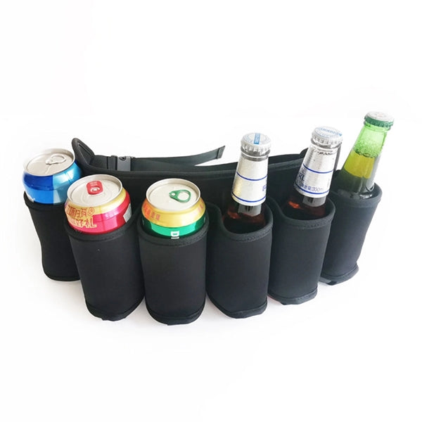 6-Pack Beer Belt Waist Bag