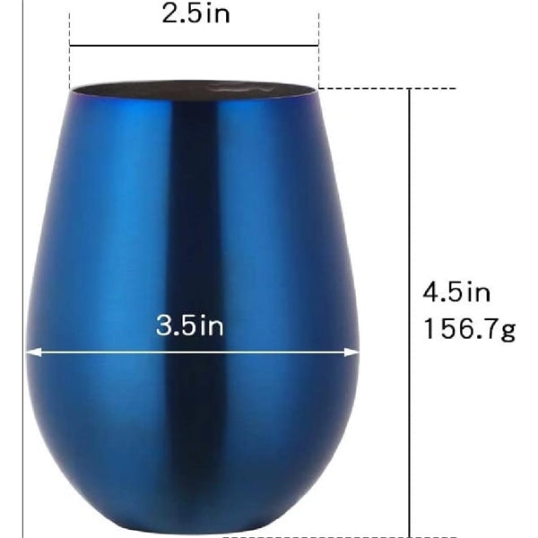 17oz Egg Shaped Tumbler With Straw