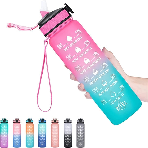 32 OZ Motivational Water Bottles