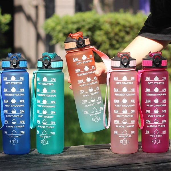32 OZ Motivational Water Bottles