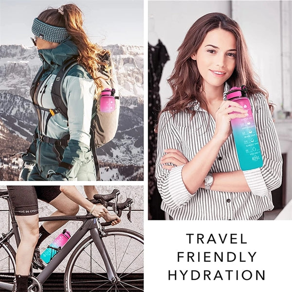 32 OZ Motivational Water Bottles