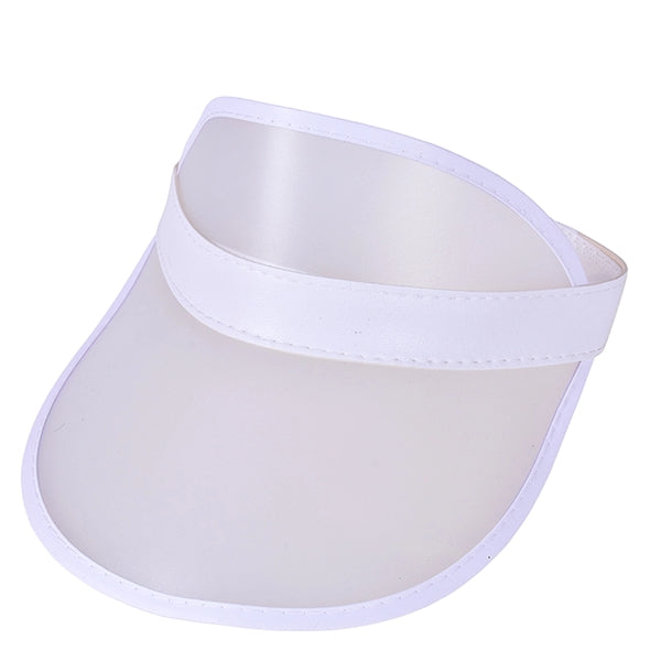 Clear Retro Vibes PVC Poker Visor