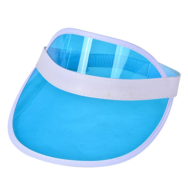 Clear Retro Vibes PVC Poker Visor