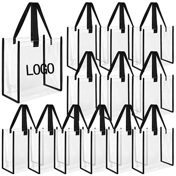 Clear Tote Bags 12" x 12" x 6"