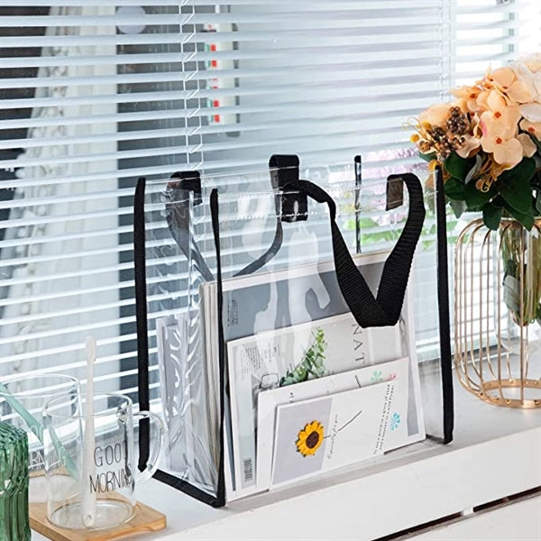 Stadium Approved Clear Tote Bag 12" x 12" x 6"