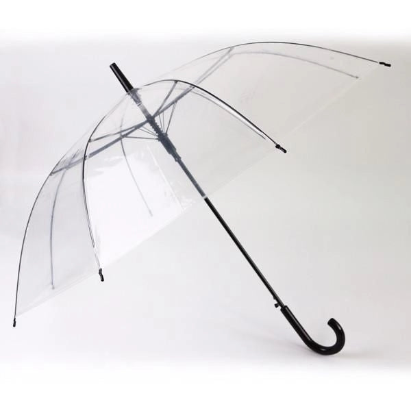 Auto Open Straight Clear Rain Umbrella