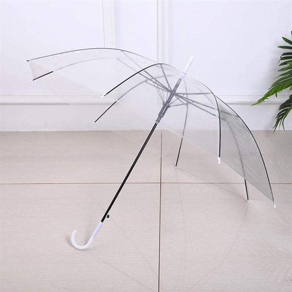 Auto Open Straight Clear Rain Umbrella