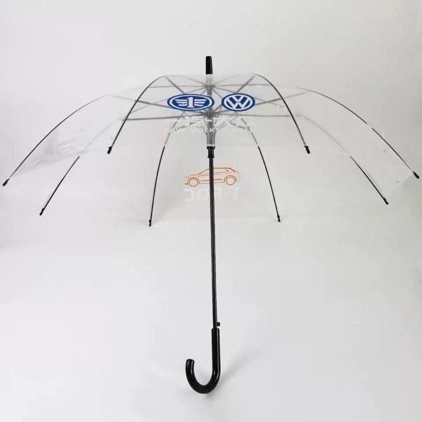 Auto Open Straight Clear Rain Umbrella