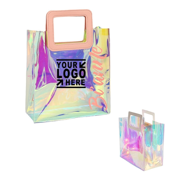 PVC Laser Colored Tote Bag