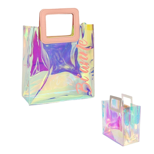 PVC Laser Colored Tote Bag