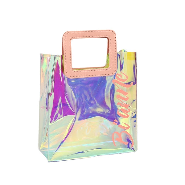 PVC Laser Colored Tote Bag