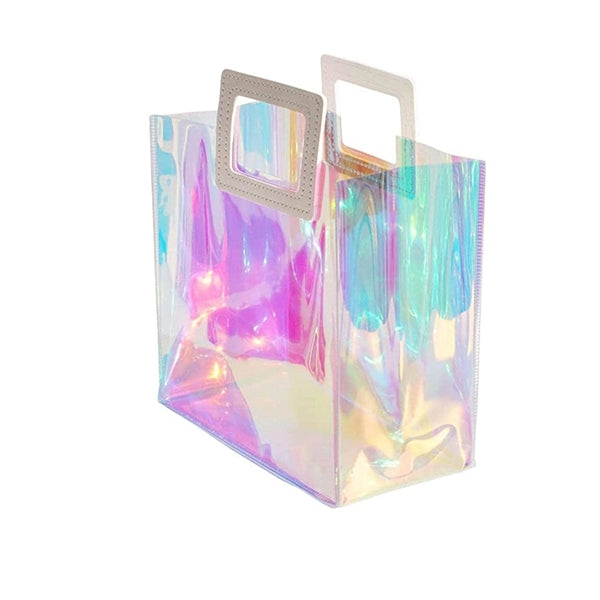 PVC Laser Colored Tote Bag