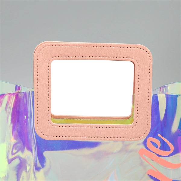 PVC Laser Colored Tote Bag
