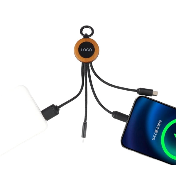 6 inch Eco-friendly LED Multifunction Charging Cable