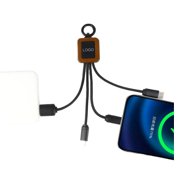 6 inch Eco-friendly LED Multifunction Charging Cable