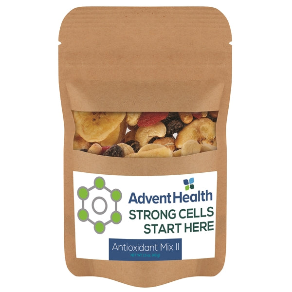Antioxidant Mix II Healthy Resealable Kraft Window Pouch