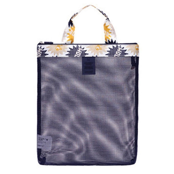 Coating Mesh Handy Pouch Bag
