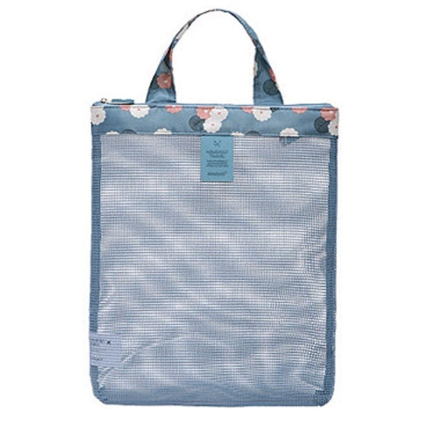 Coating Mesh Handy Pouch Bag