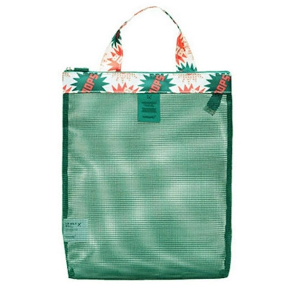 Coating Mesh Handy Pouch Bag