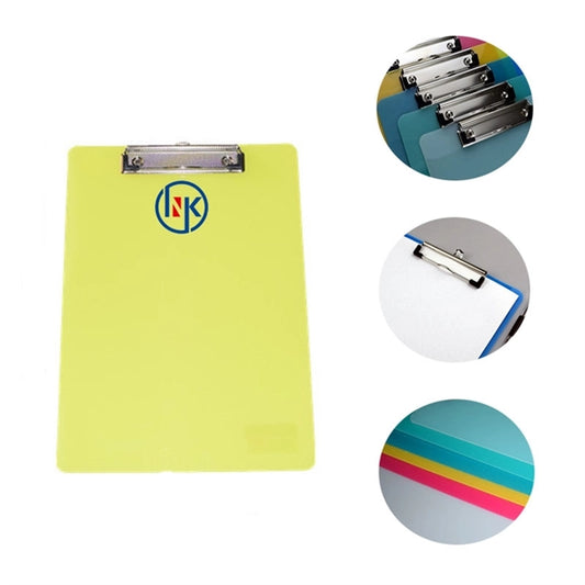 A4 Plastic Transparent Thin Lightweight Colorful Fun Clipboa