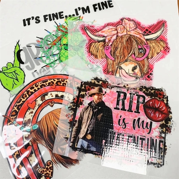 Full Color Heat DTF Transfers