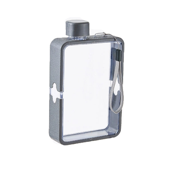 A5 13oz Square flat water flask