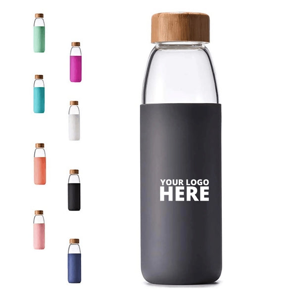 18 oz Glass Water Bottle