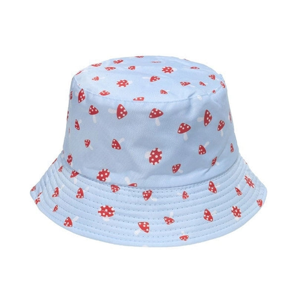Unisex Print Double Side Wear Reversible Bucket Hat