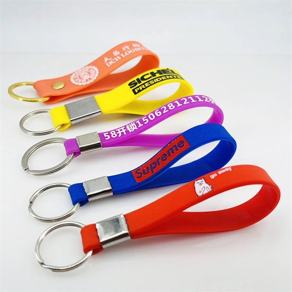 Silicone Bracelet Keyring