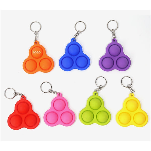 Pop 3 Bubbles Keychain