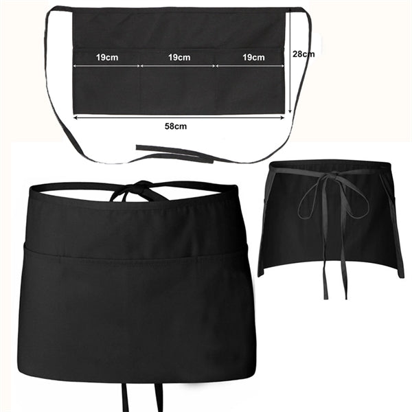 3 Pockets Waist Apron-Unisex