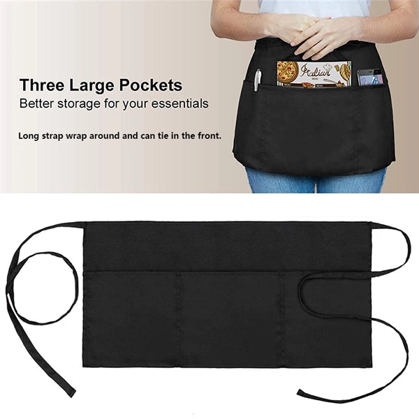 3 Pockets Waist Apron-Unisex