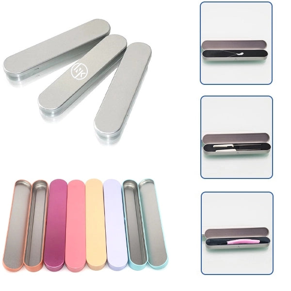 Hinged Tinplate Box Metal Flip-top Container