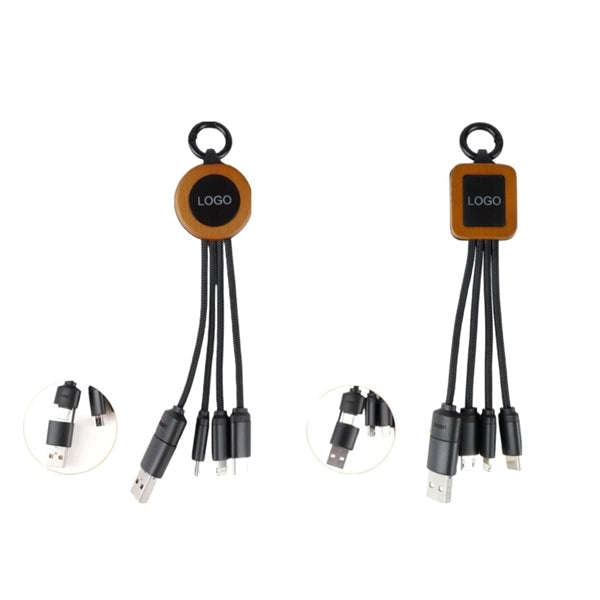 6" Eco-friendly LED Multifunction Type-C Charging Cable