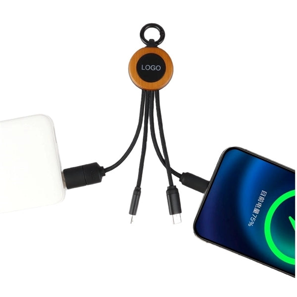 6" Eco-friendly LED Multifunction Type-C Charging Cable