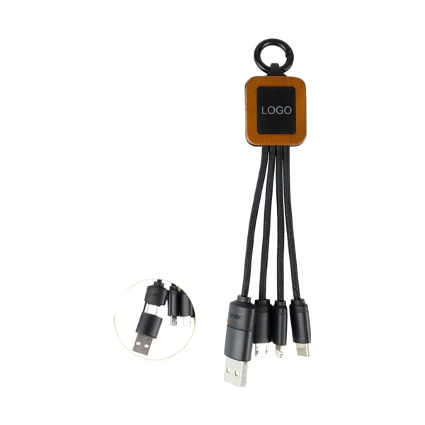 6" Eco-friendly LED Multifunction Type-C Charging Cable