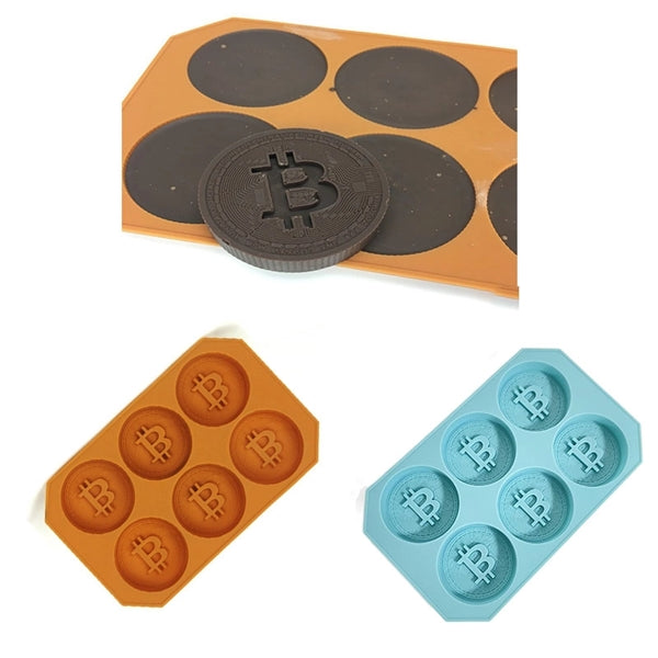 Bitcoin Silicone Chocolate Cookie Mold